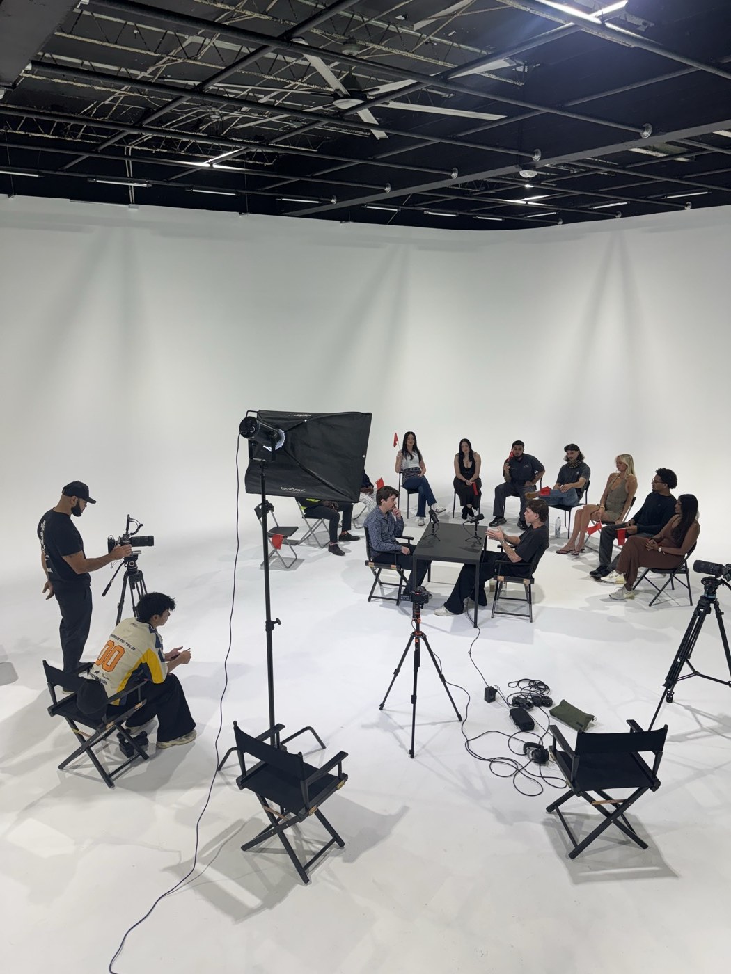 On set